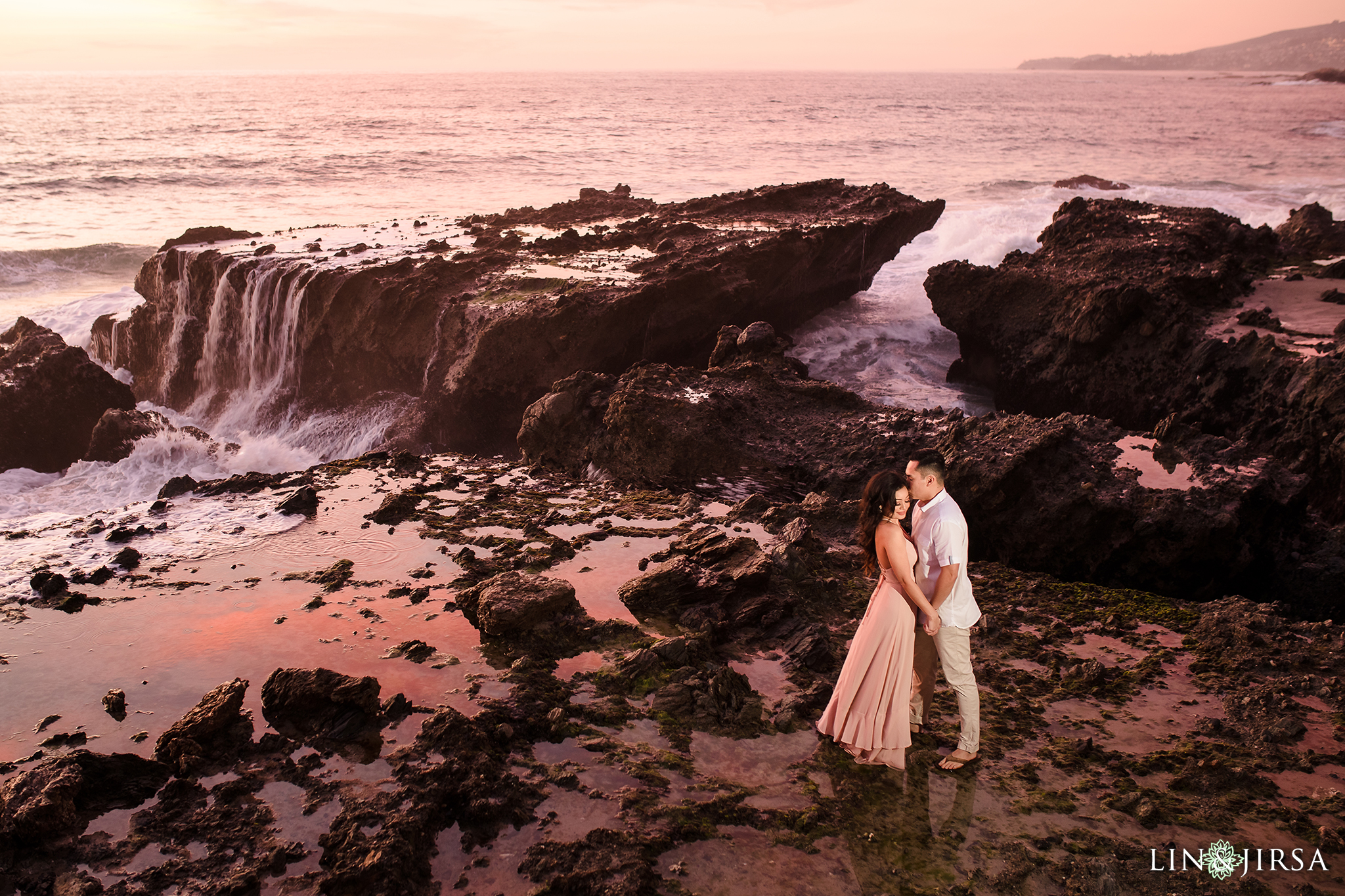 7 Orange County Victoria Beach Engagement Session 1